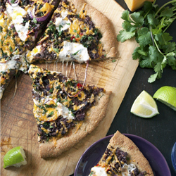 Mexican Black Bean Pizza