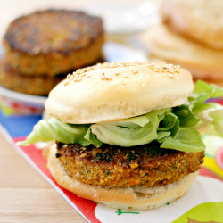 Veggie Burger with Homemade Buns