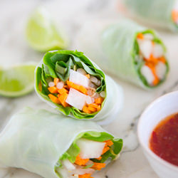 Jicama Spring Rolls