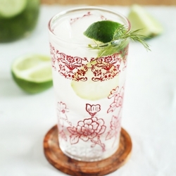 Cucumber-Dill Vodka Soda