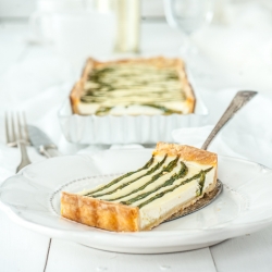 Asparagus & Goat Cheese Tart