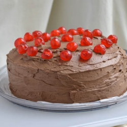 Sour Cream Chocolate Layer Cake