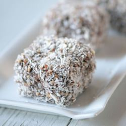 German Chocolate Lamingtons