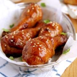 Sticky Chicken Drumsticks