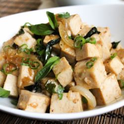 Spicy Basil Tofu