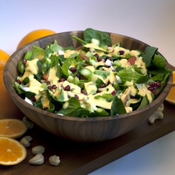 Super Green Pomegranate Salad