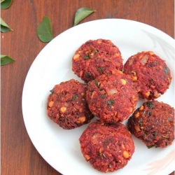 Beetroot Masal Vadai