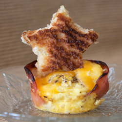 Star Bacon and Egg Cups