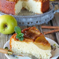 Upside Down Apple Cake