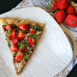 Sweet & Spicy Strawberry Pizza