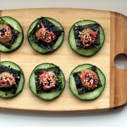 Cucumber Sesame Seaweed Snacks