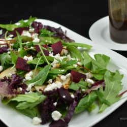 Beet Garden Salad with Goat Cheese