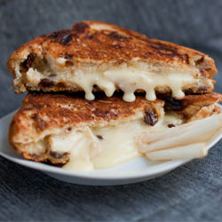 Brie & Pear Grilled Cheese