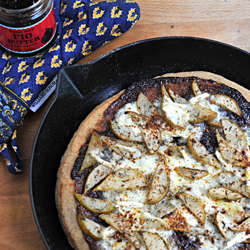 Figgy Brie & Pear Skillet Pizza