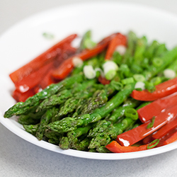 Pan-Fried Asparagus with Sauce