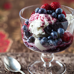 Mixed Berries in Red Wine Syrup