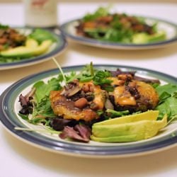 Potato Cakes  & Creamy Sriracha