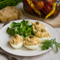 Tuna Deviled Eggs