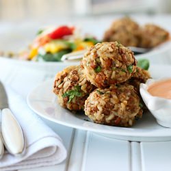 Baked Lentil and Rice Croquettes