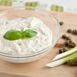 Lighter Tartar Sauce with Basil