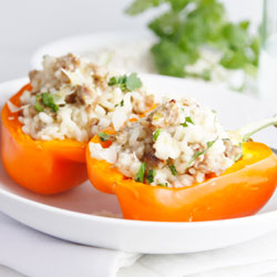 Risotto-Stuffed Peppers