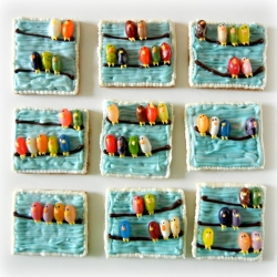 Jelly Bean Bird Cookies