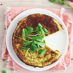 Easy Souffle with Spring Herbs