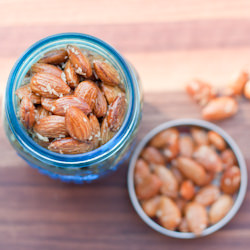 Maple Coconut Roasted Almonds