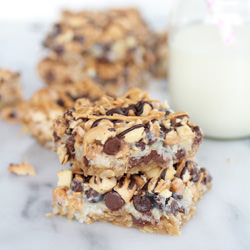 7 Layer Oatmeal cookie Bars