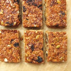 Chewy Coconut Honey Granola Bars