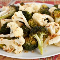 Roasted Broccoli & Cauliflower