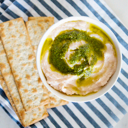 White Bean Dip With Pesto