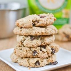 Oat Bran Raisin Cookies