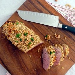 Nut-Encrusted Pork Tenderloin