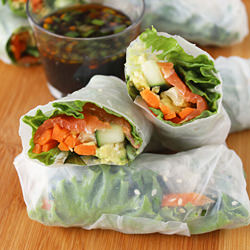 Salmon Fresh Rolls