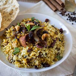 Fish Biriyani with Salmon