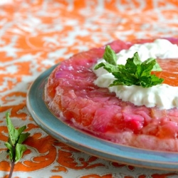 Norwegian Rhubarb Fromage