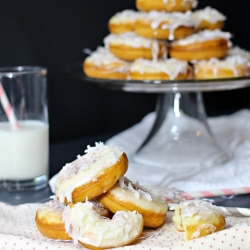 Banana Coconut Donuts