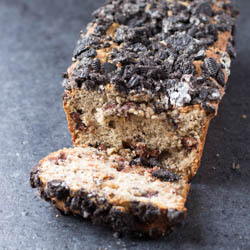 Oreo Biscoff Banana Bread