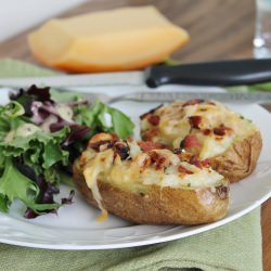 Bacon & Gouda Baked Potatoes