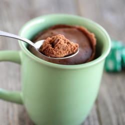 Andes Chocolate Mint Mug Cake