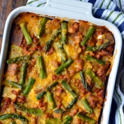 Overnight Egg and Sausage Strata