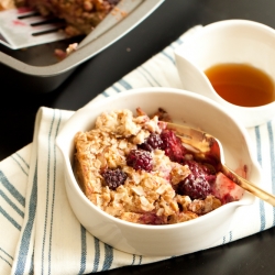 Baked Blackberry Oatmeal