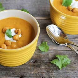 Sweet Potato Coconut Curry Soup