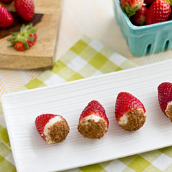 Vegan Cheesecake Strawberries