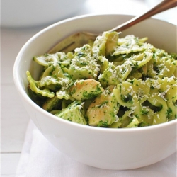 Farfalle with Chicken and Pesto