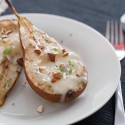 Roasted Pears with Gorgonzola