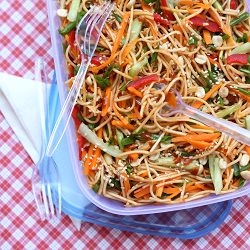 Sesame-Peanut Noodle Salad