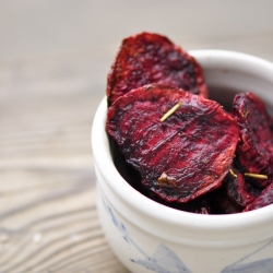 Baked Beet Chips