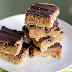 GF No Bake Samoa Bars